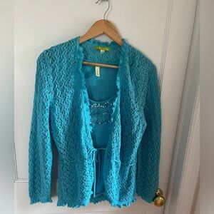 Sigrid Olsen sweater set size L